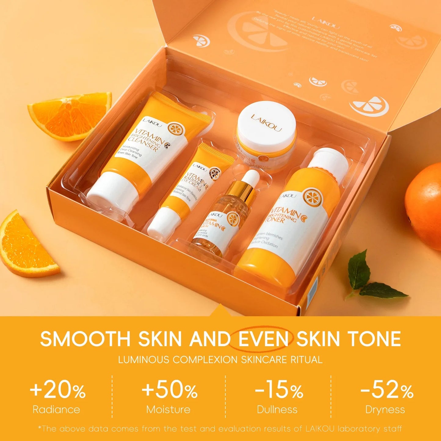 LAIKOU Vitamin C Series Skin Care Set - 5PCS