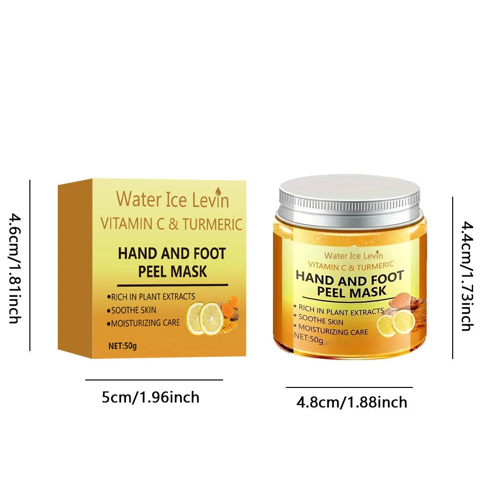 Vitamin C and Turmeric Mask for Hands and Feet