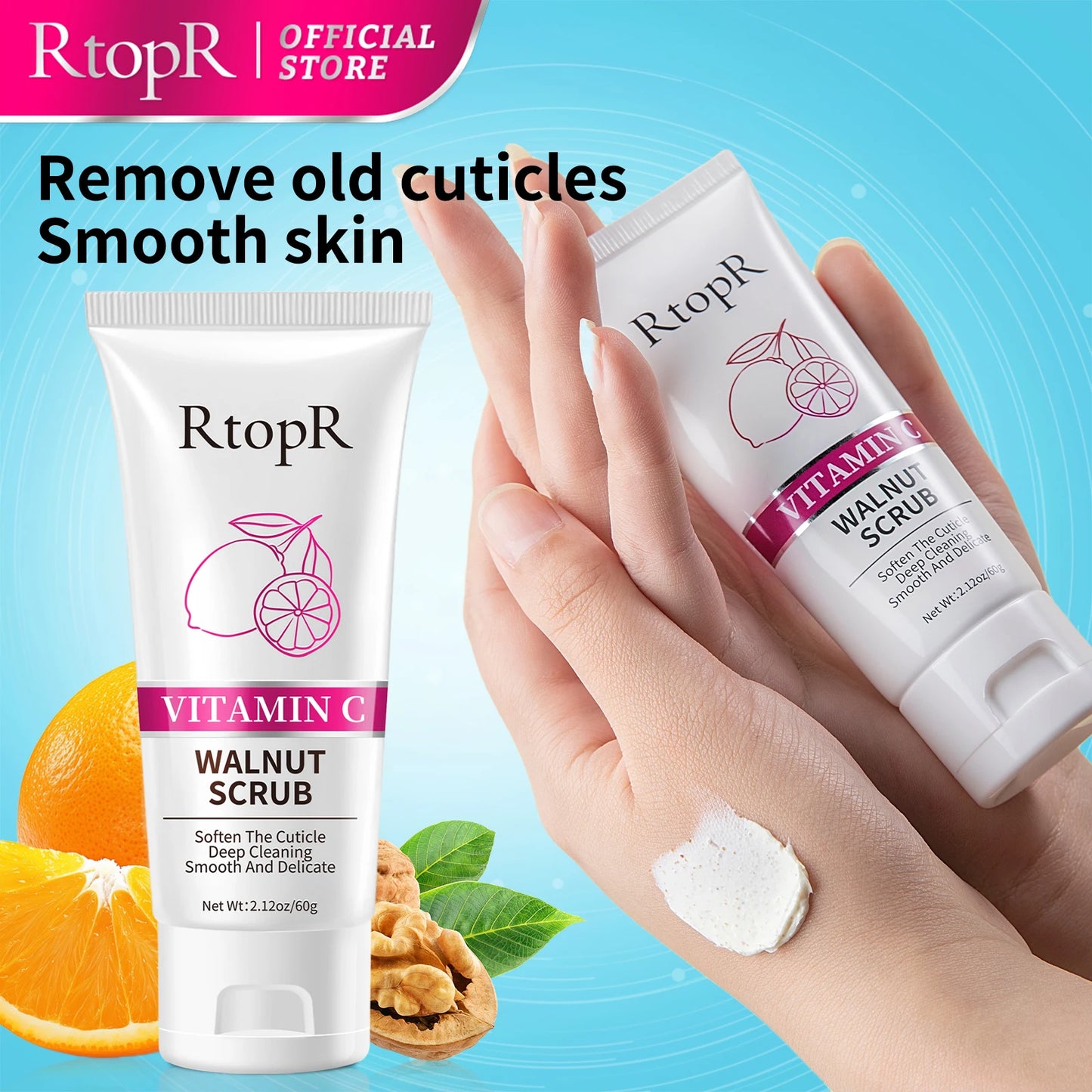 RtopR Vitamin C Walnut Scrub