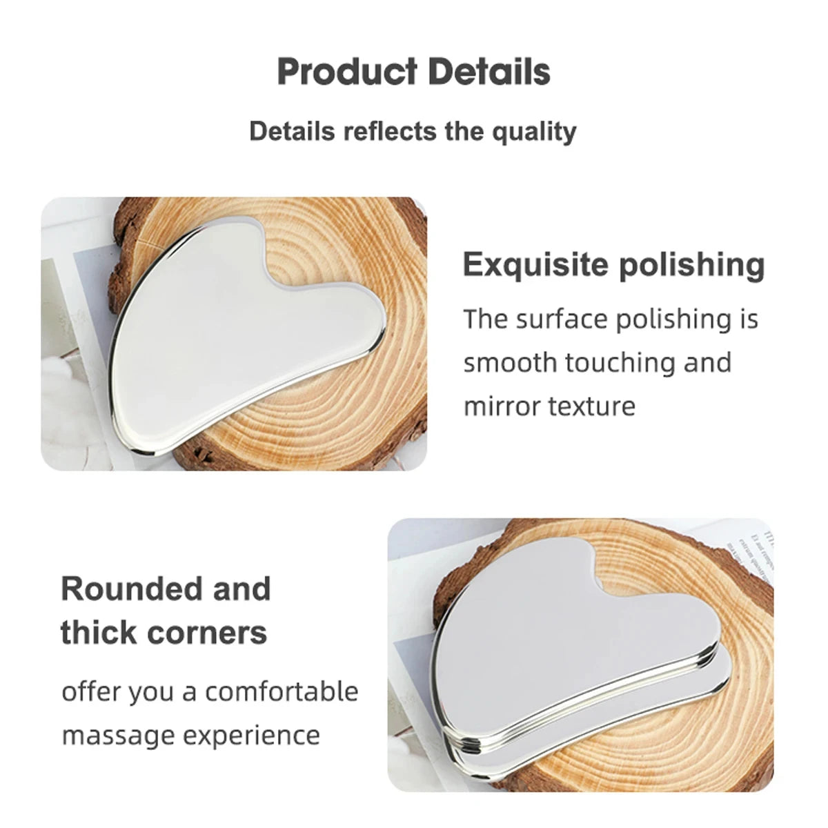 Velrae® Stainless Steel Gua Sha Massager