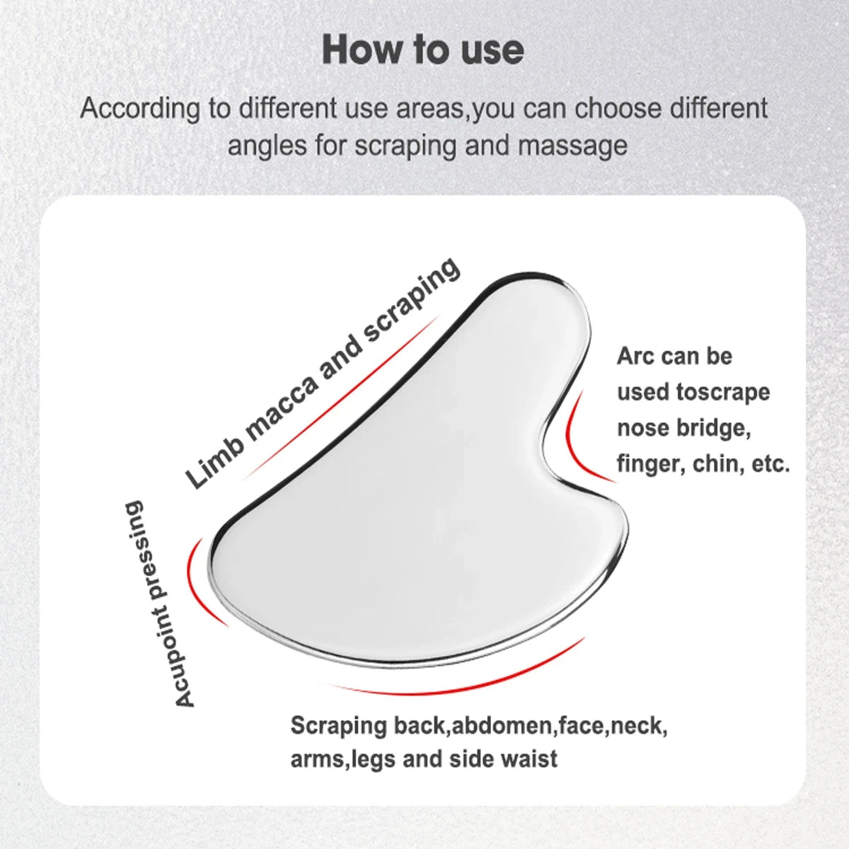 Velrae® Stainless Steel Gua Sha Massager