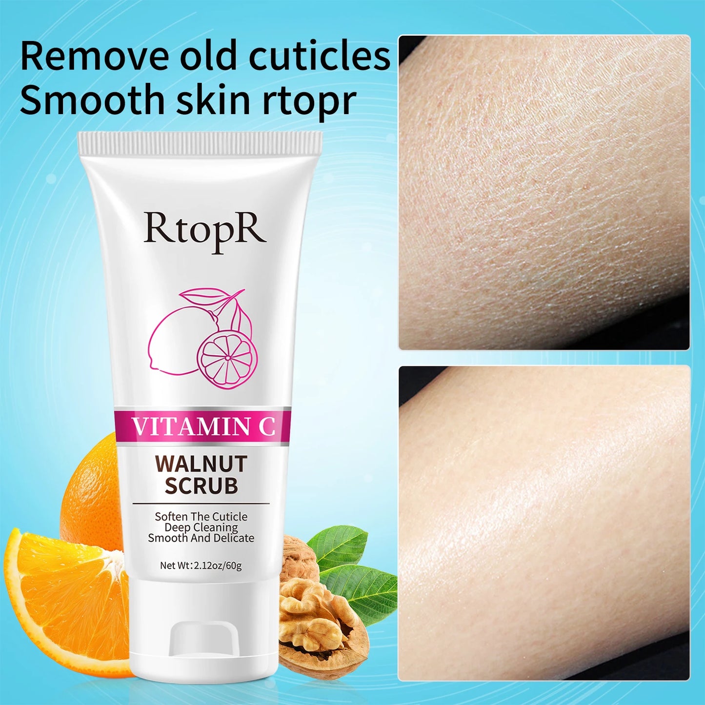 RtopR Vitamin C Walnut Scrub