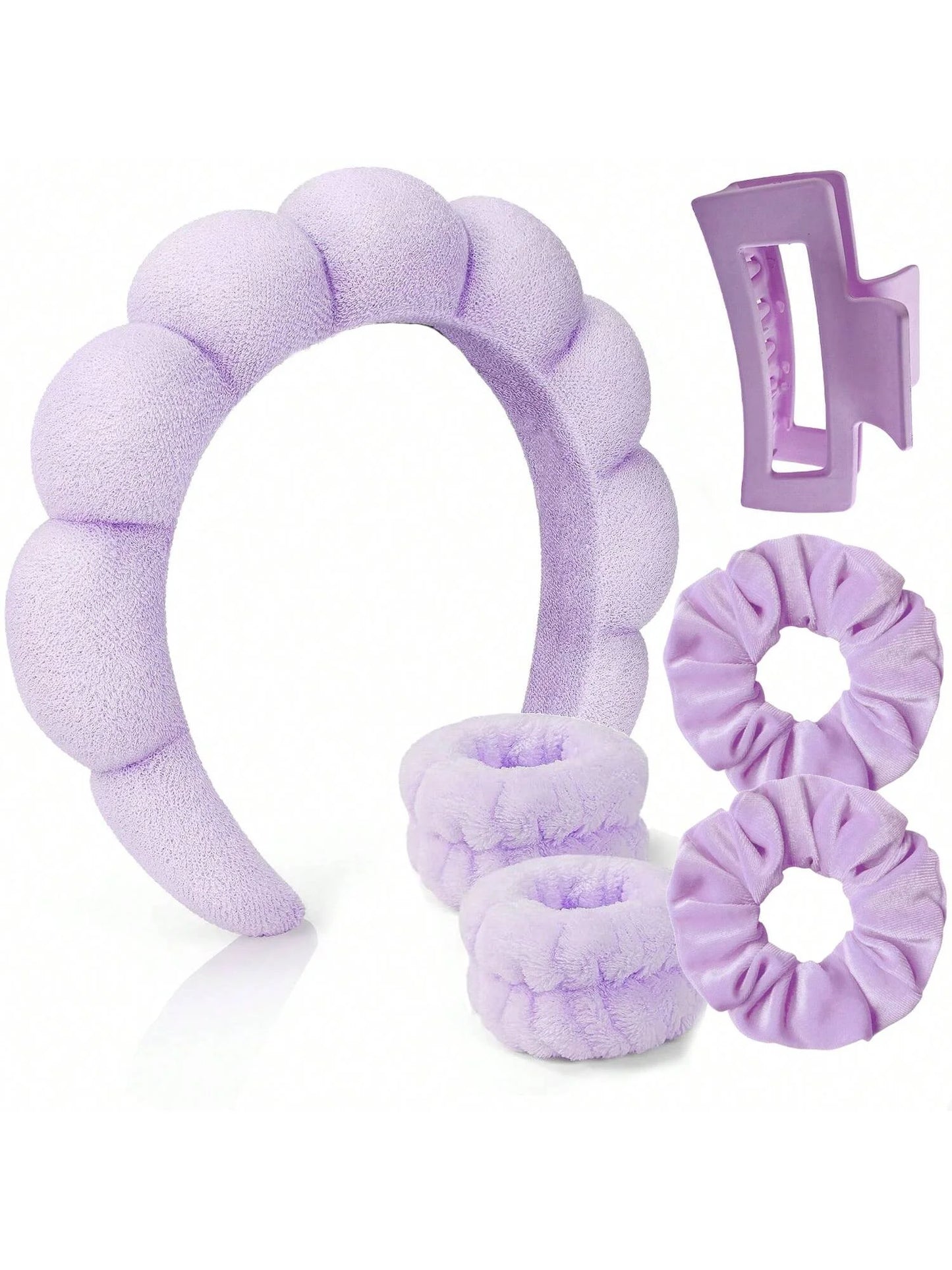 Hair Strap Headband and Wristband Set