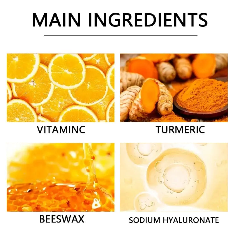 Vitamin C and Turmeric Mask for Hands and Feet