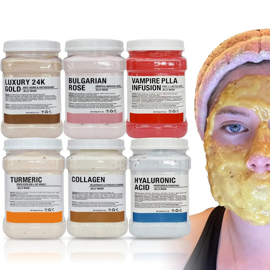 6PCS Jelly Mask Powder